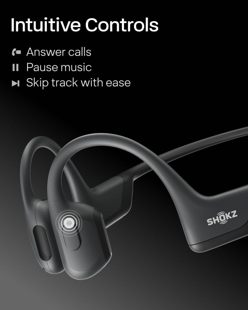 SHOKZ OpenRun Pro intuitive controls